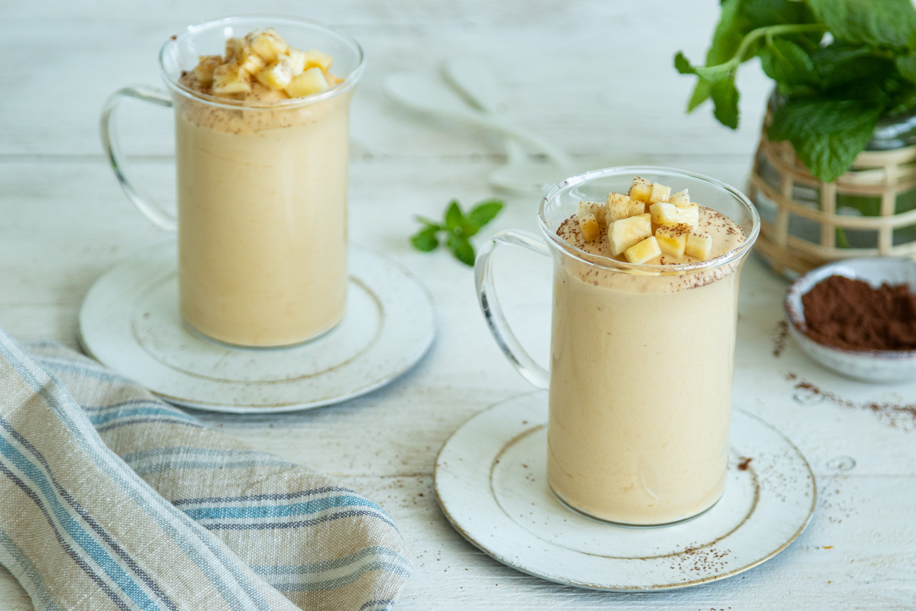 Mousse de dulce de leche