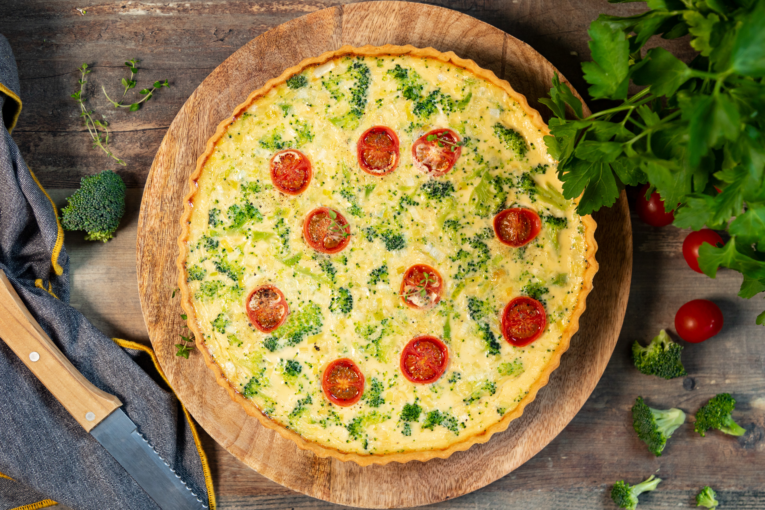 Quiche de brócoli