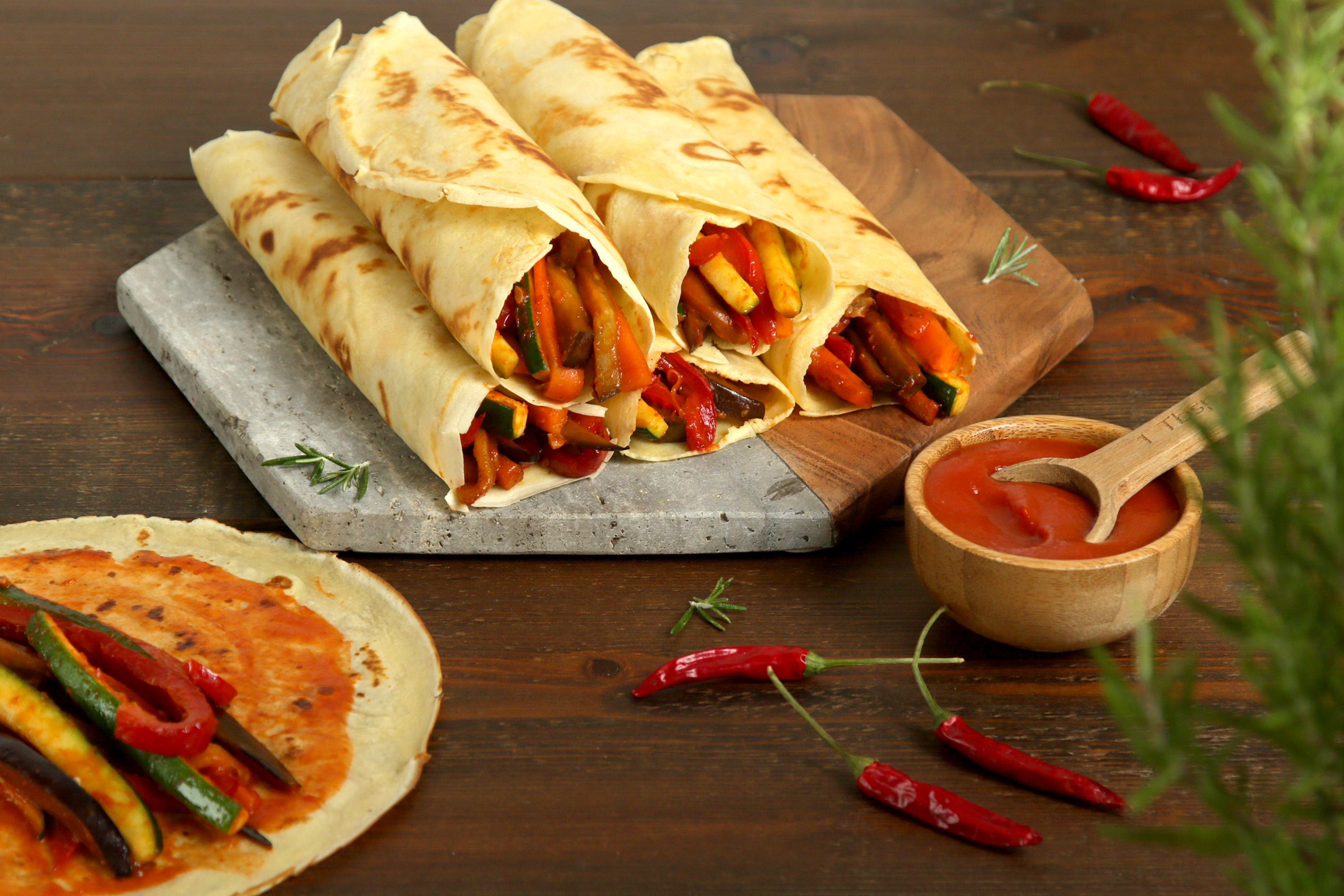 Crepes de verdura