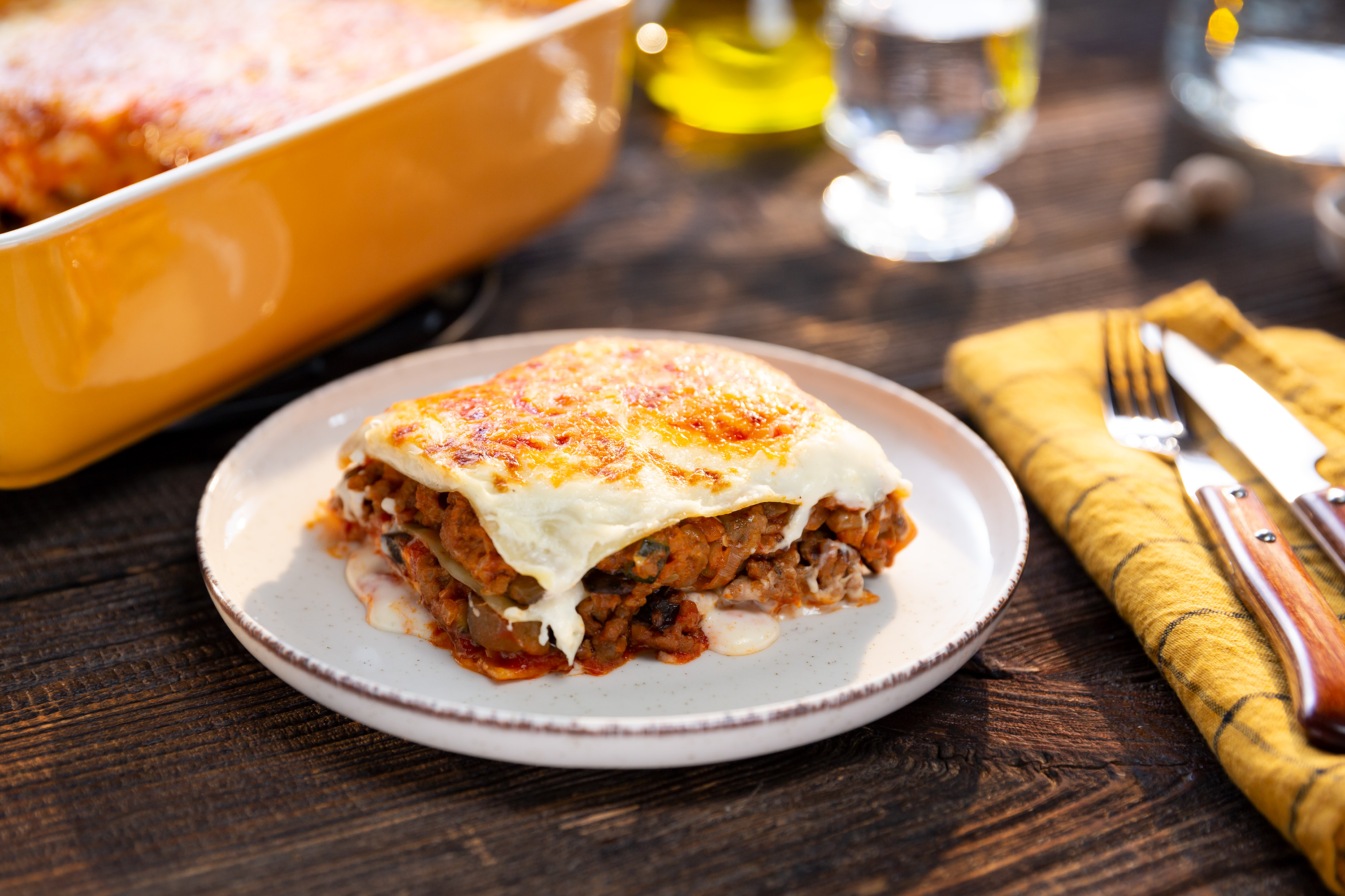 Receta de lasaña de carne picada