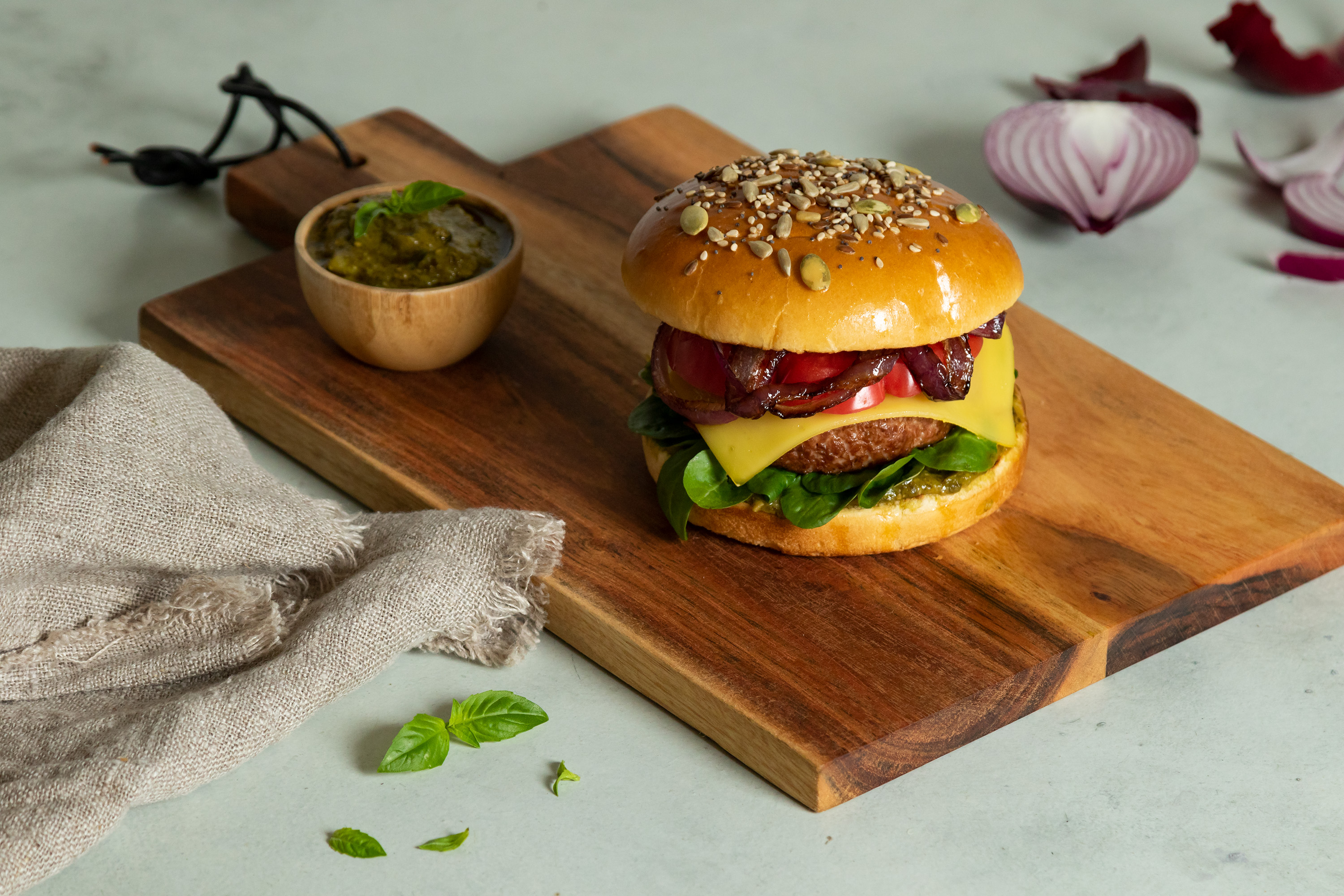 Sensational Burger con pesto