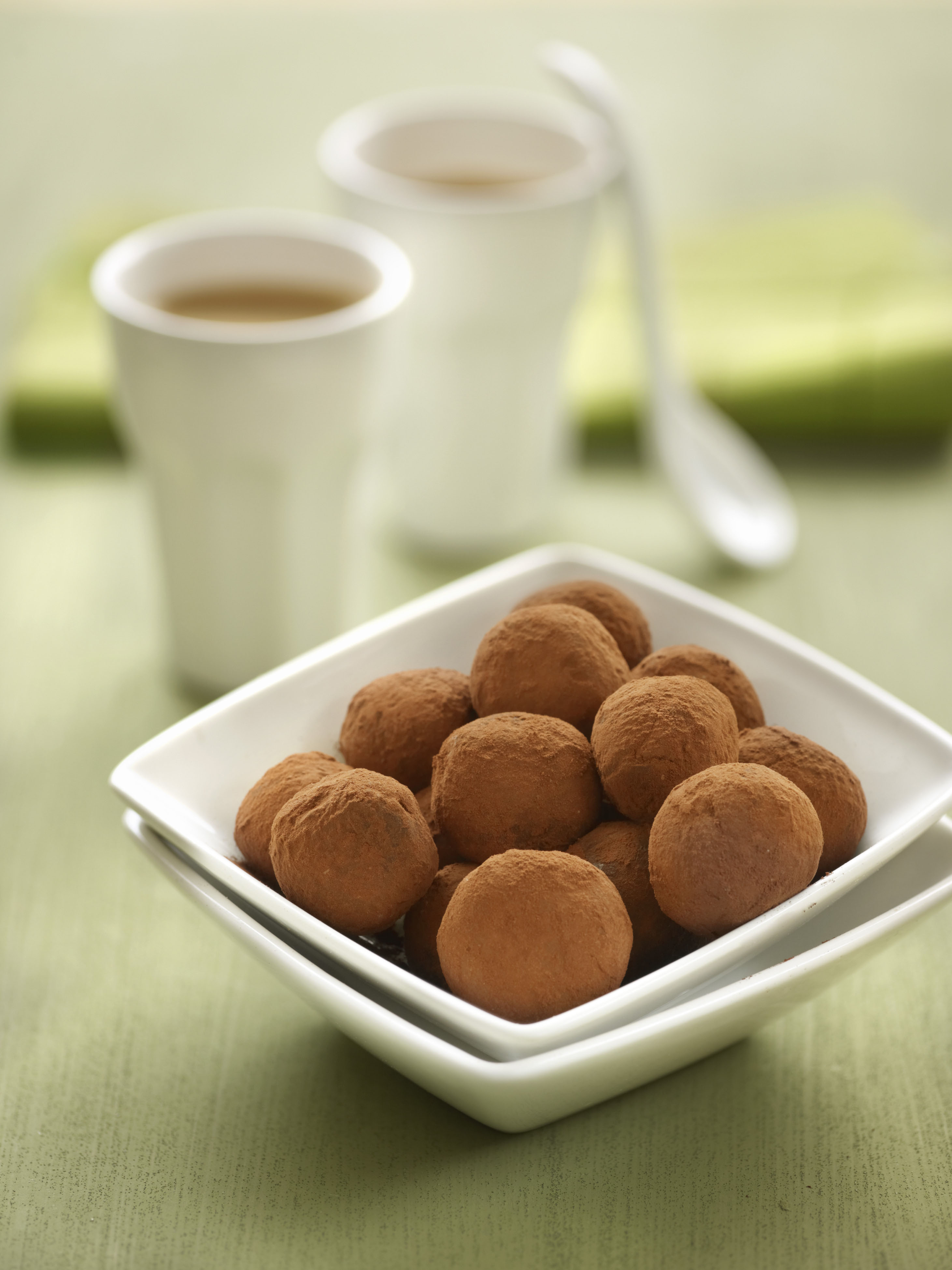 Trufas de chocolate y café