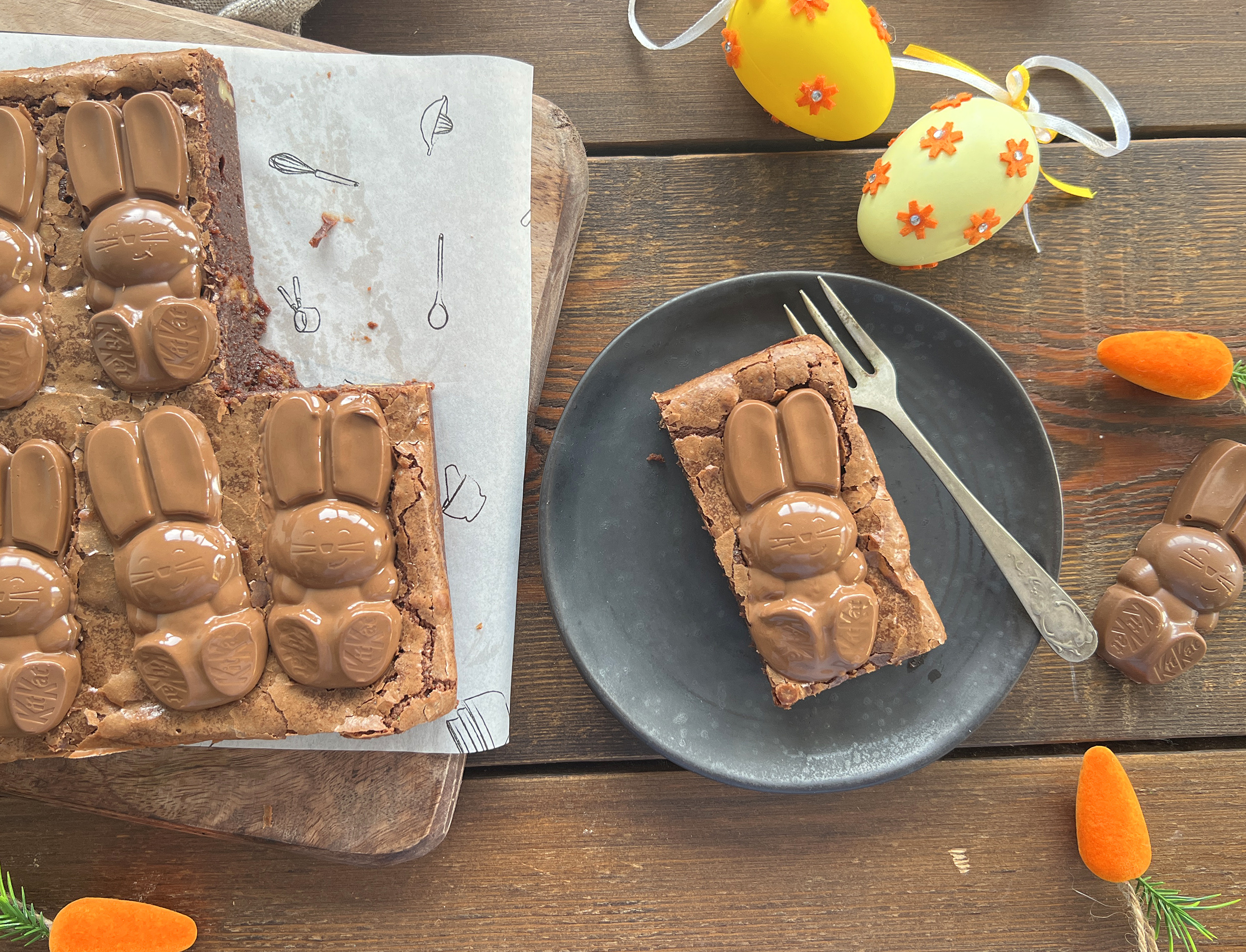 Brownie de Pascua