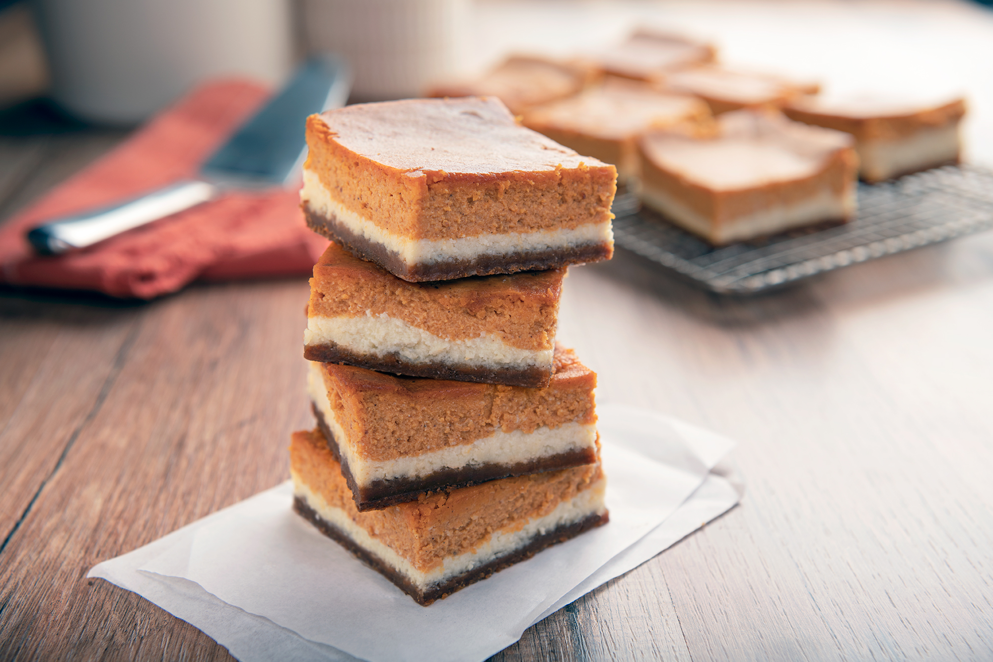 pumpkin cheesecake bars recipe america's test kitchen