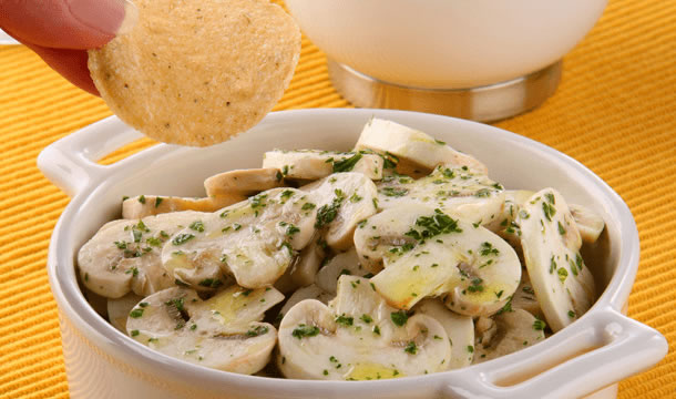 Ensalada de champiñones
