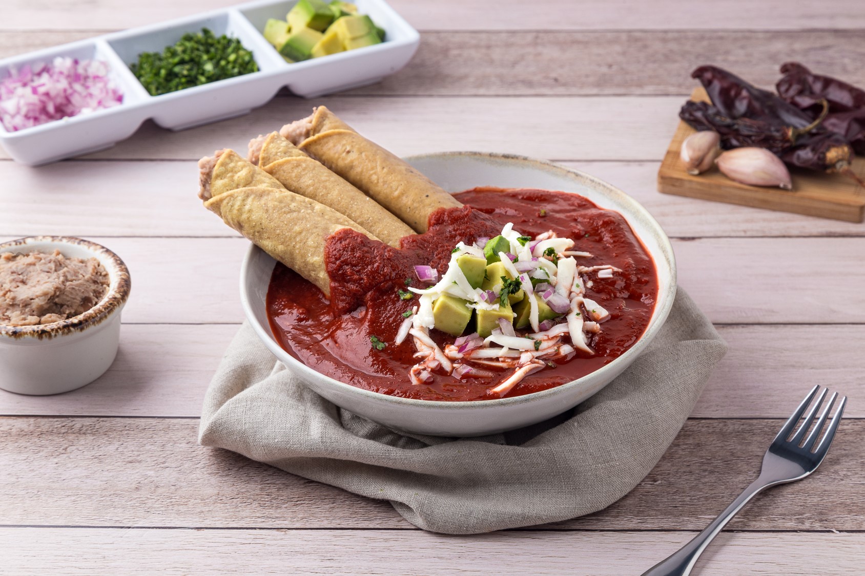 Tacos Ahogados de Frijol Recetas Nestlé