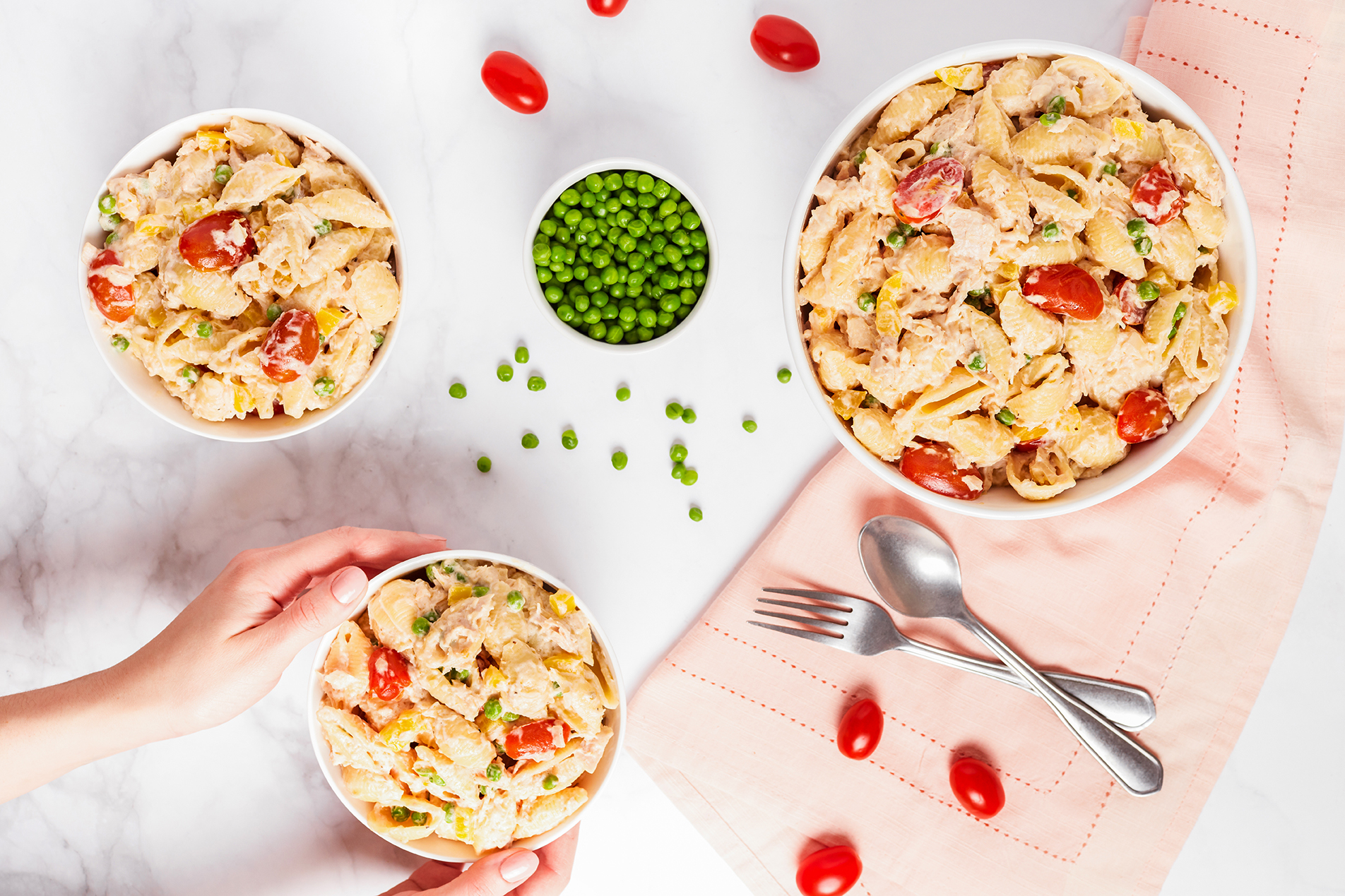 Pasta Cremosa De Atún Y Verduras | GoodNes