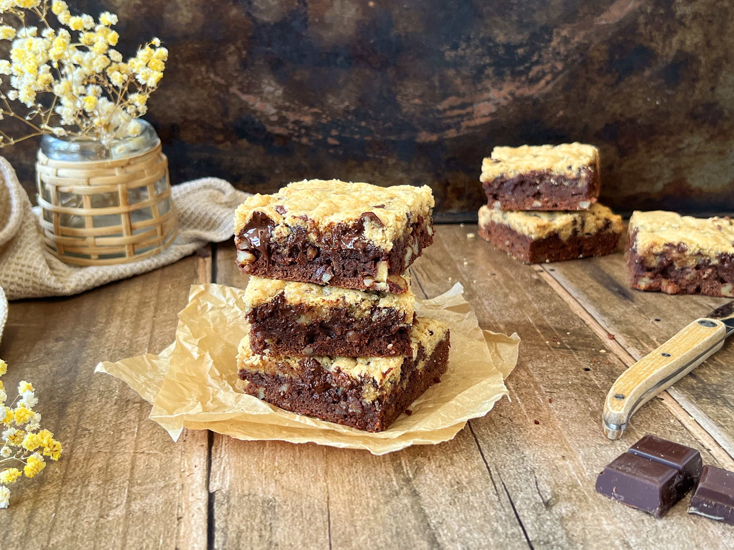 Brookies (Brownie + Cookie)
