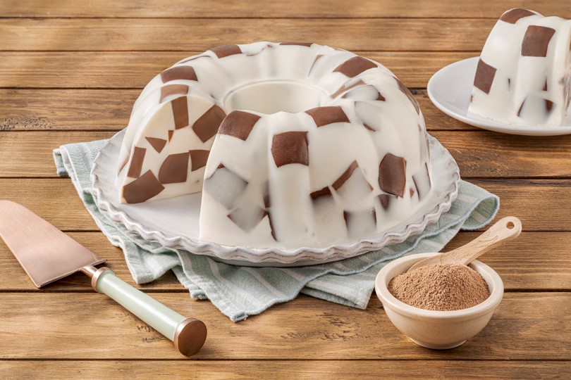 Gelatina de Chocolate con Tres Leches Recetas Nestlé