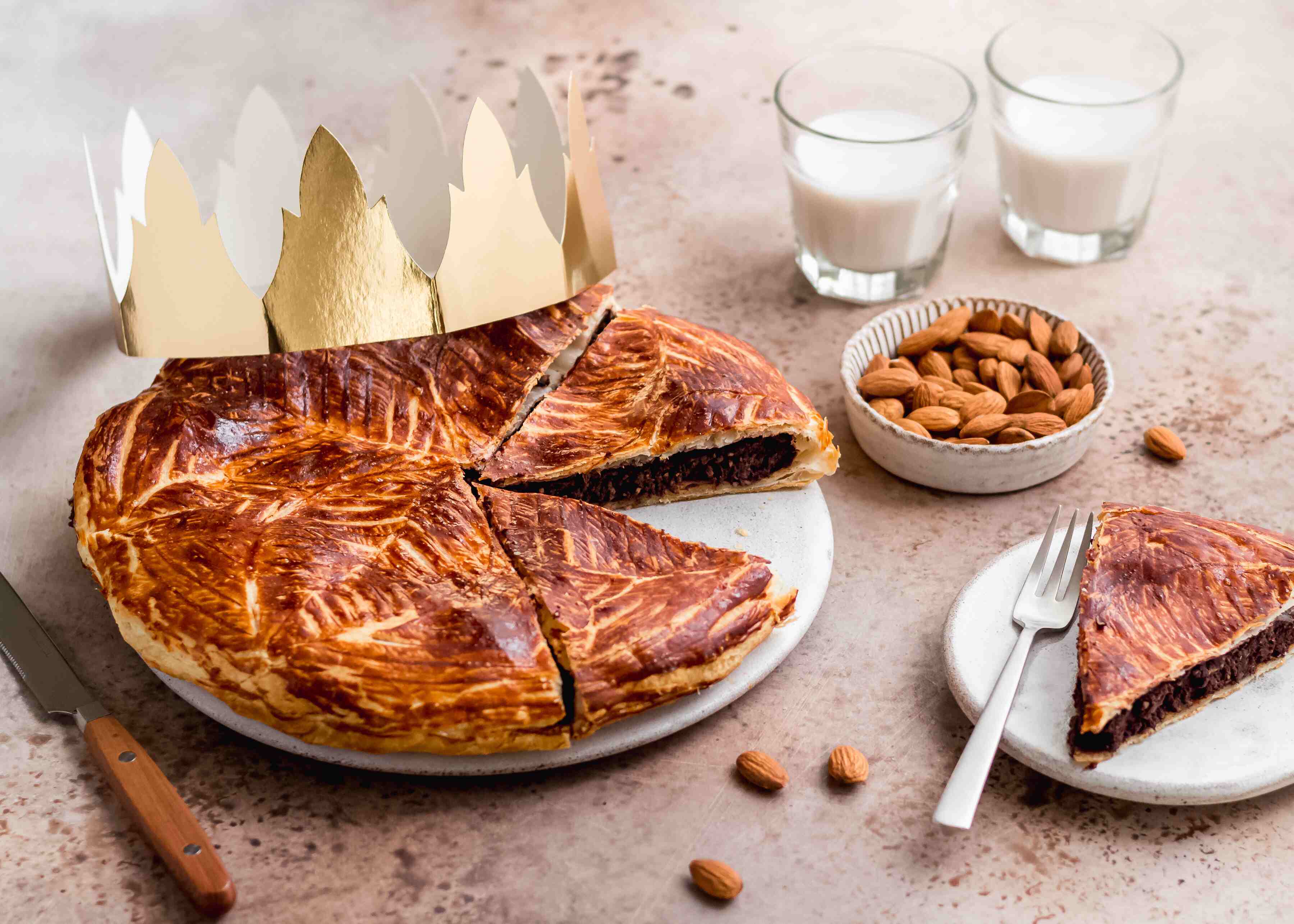 Galette des rois au chocolat
