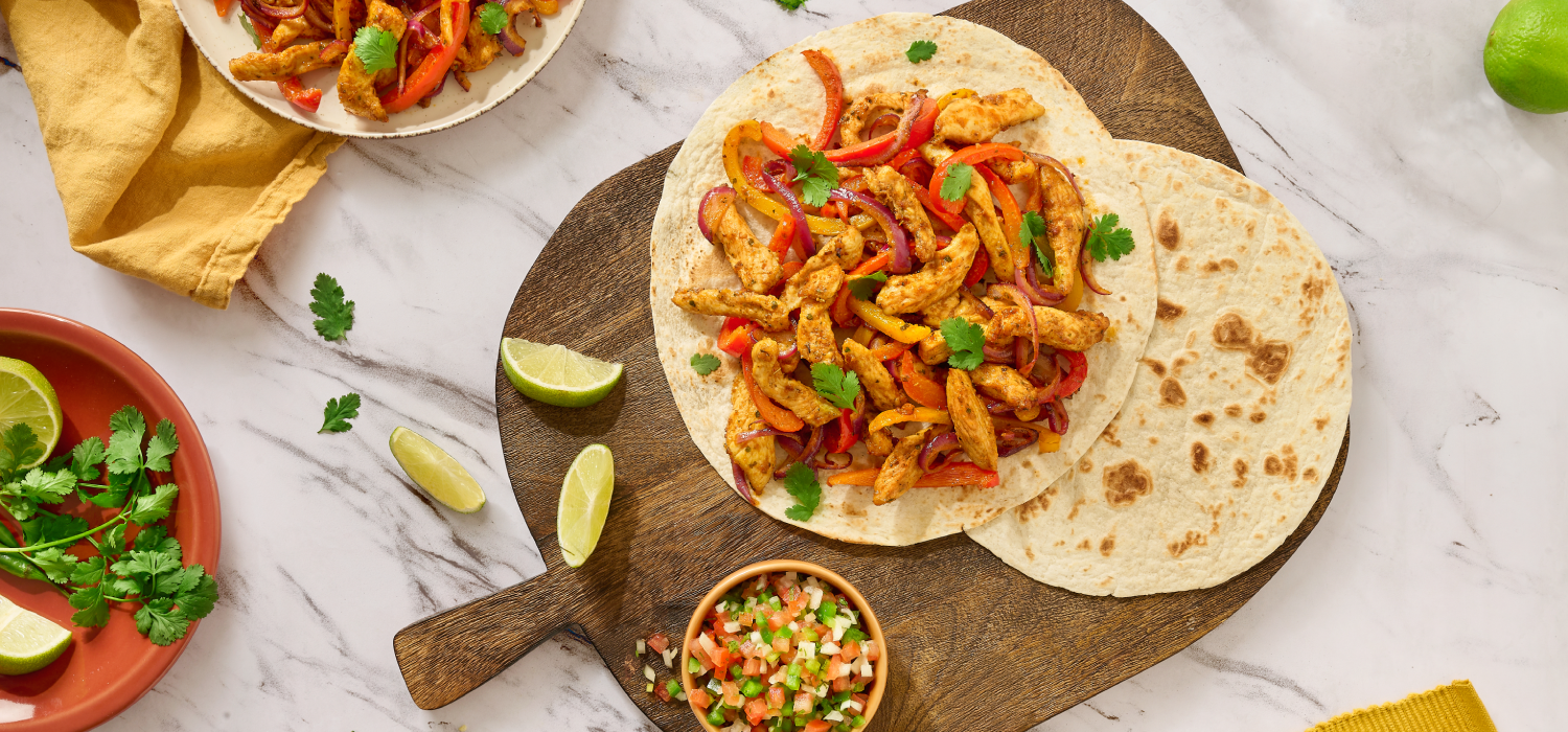 Pollo MAGGI Air Fryer mix para Fajitas con Pico de Gallo