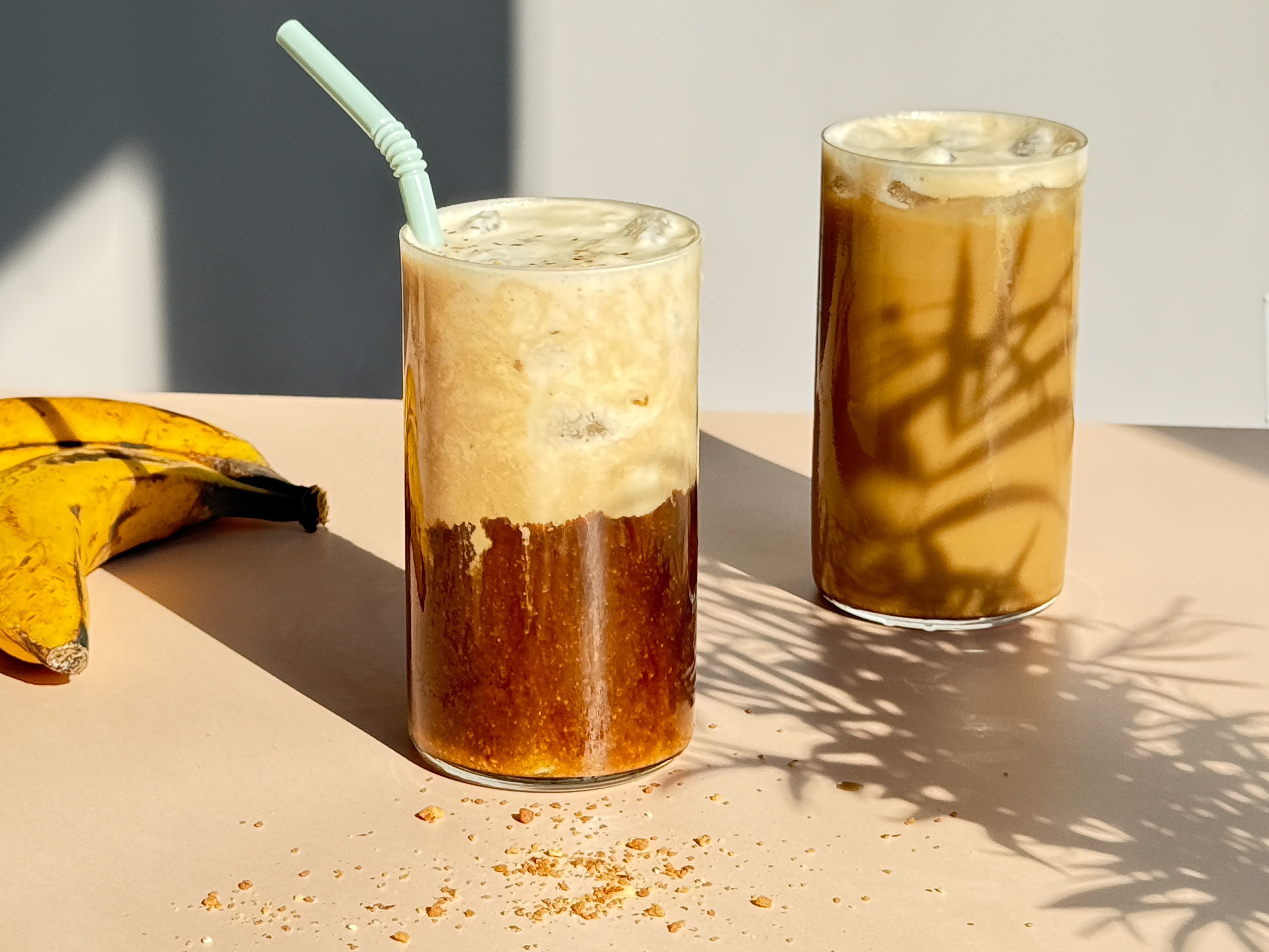 Banana Cream Iced Latte