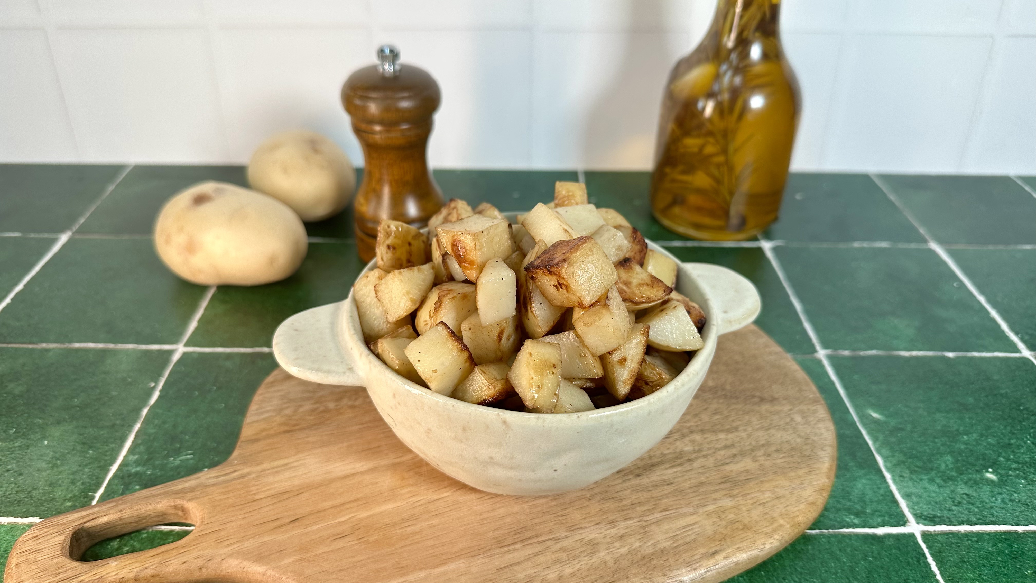 Cubos de Papa Horneados