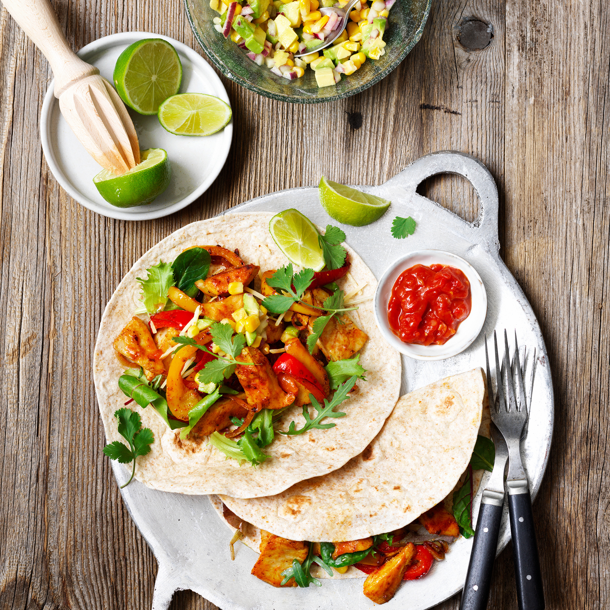 Mexikanische Fajitas vegan