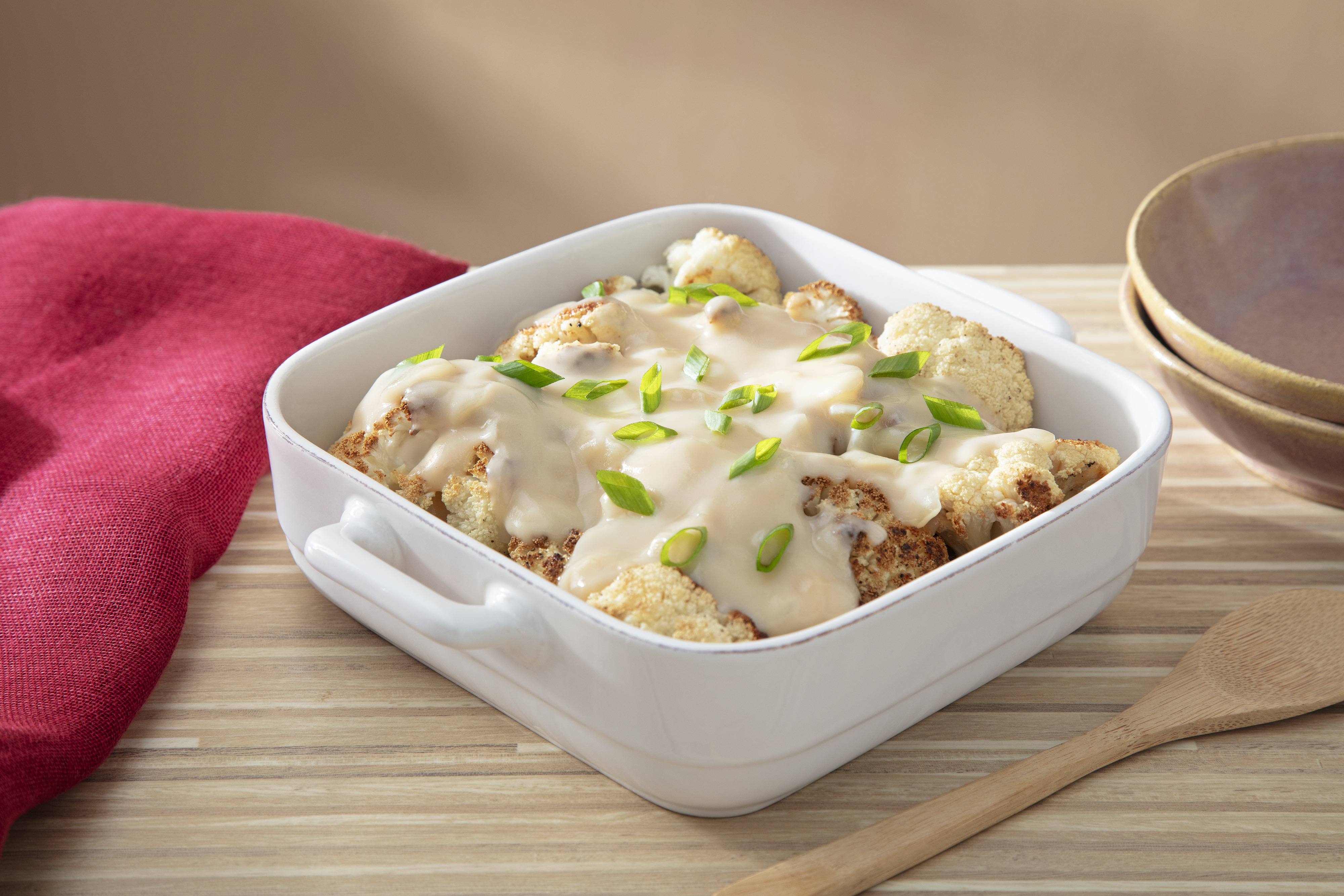 Receita de Couve-Flor ao Molho Branco com NOVASOURCE Ren