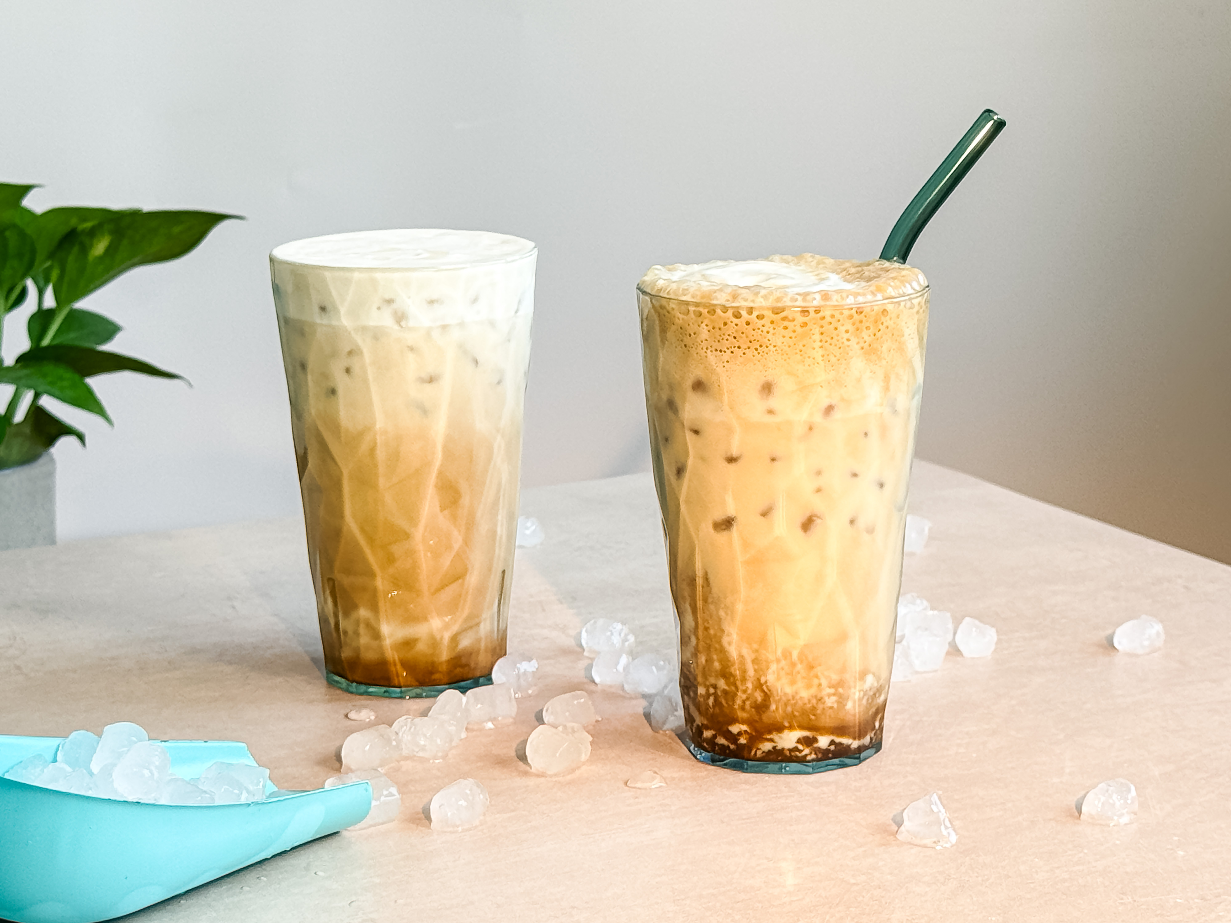 Flan Iced Latte