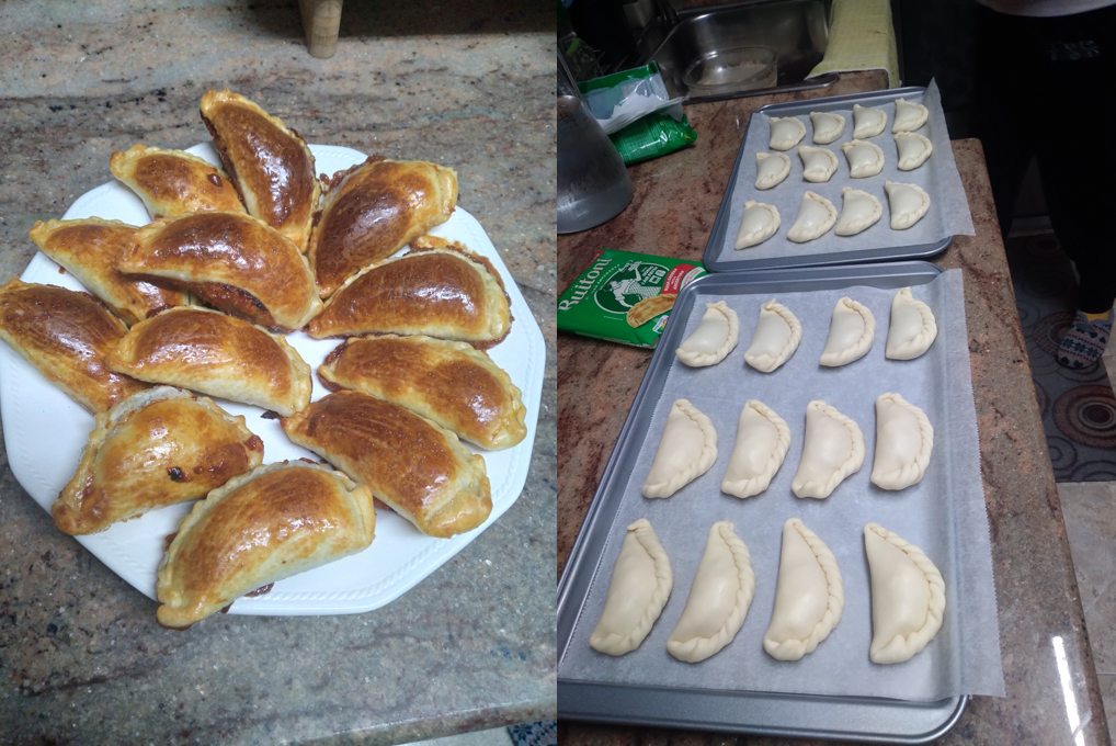 Empanadas de queso de Cabrales y dulce de membrillo de Alvaro Pascual de Valladolid (Valladolid)