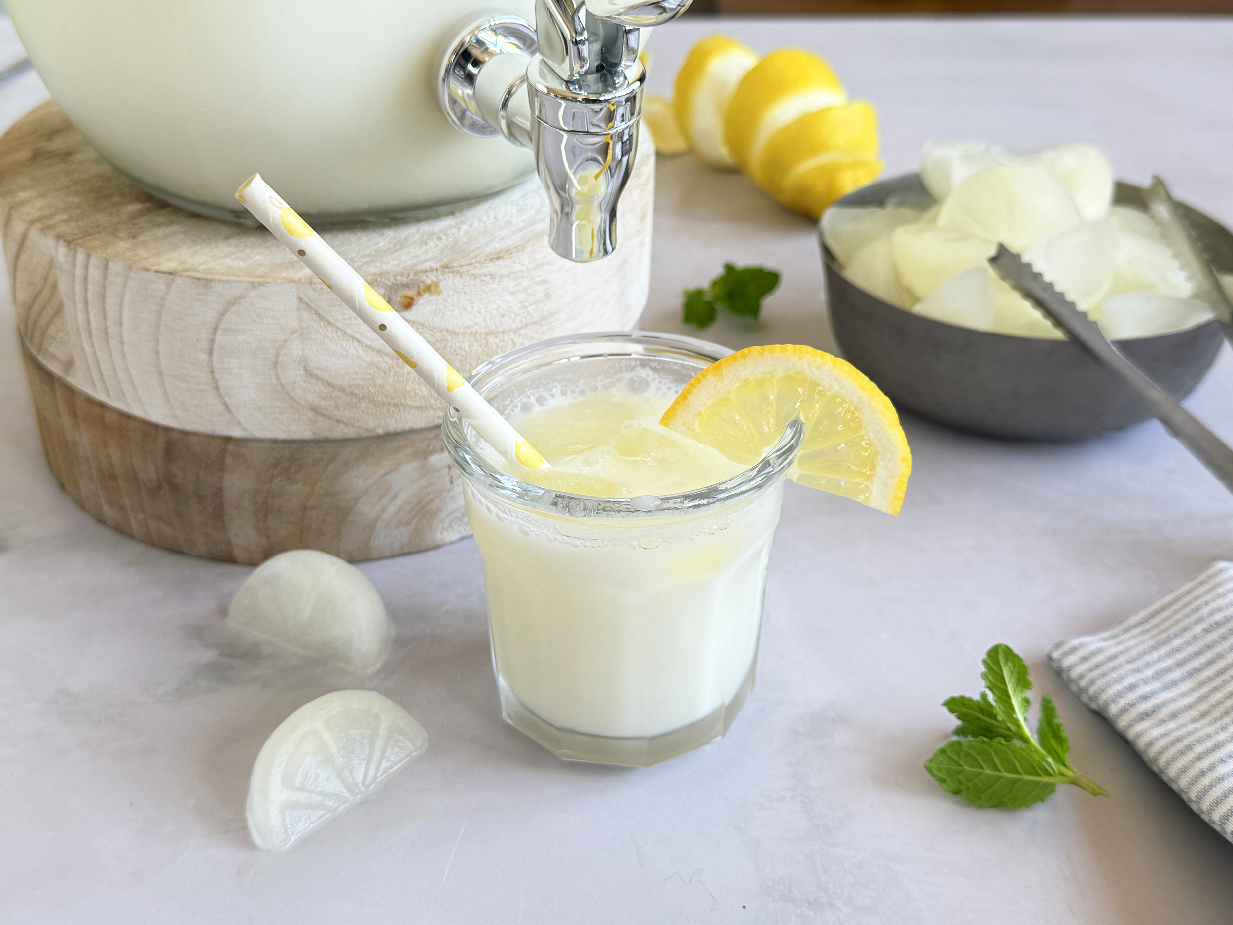 Limonada con leche condensada
