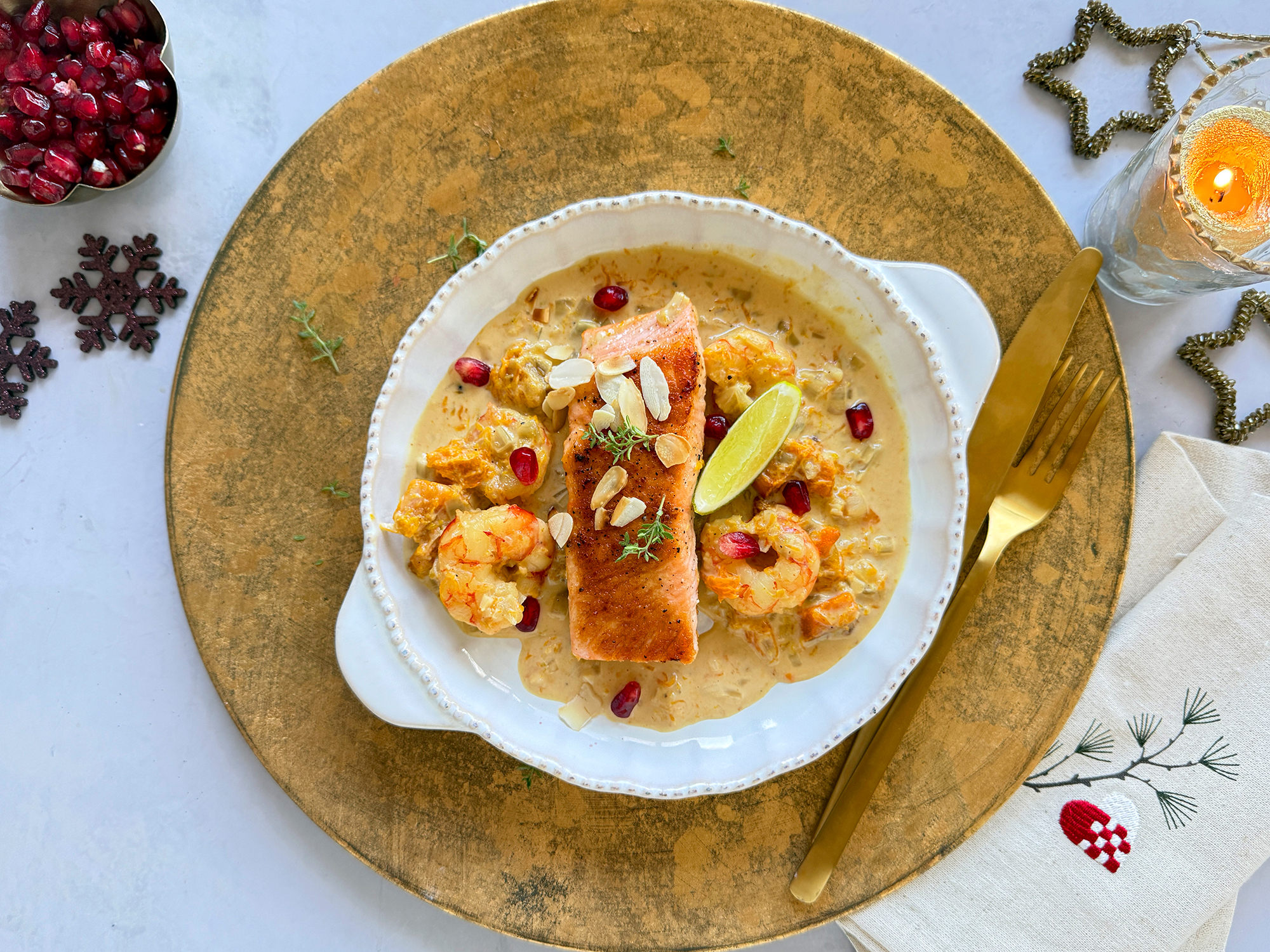 Salmón fácil con cítricos para Navidad-image