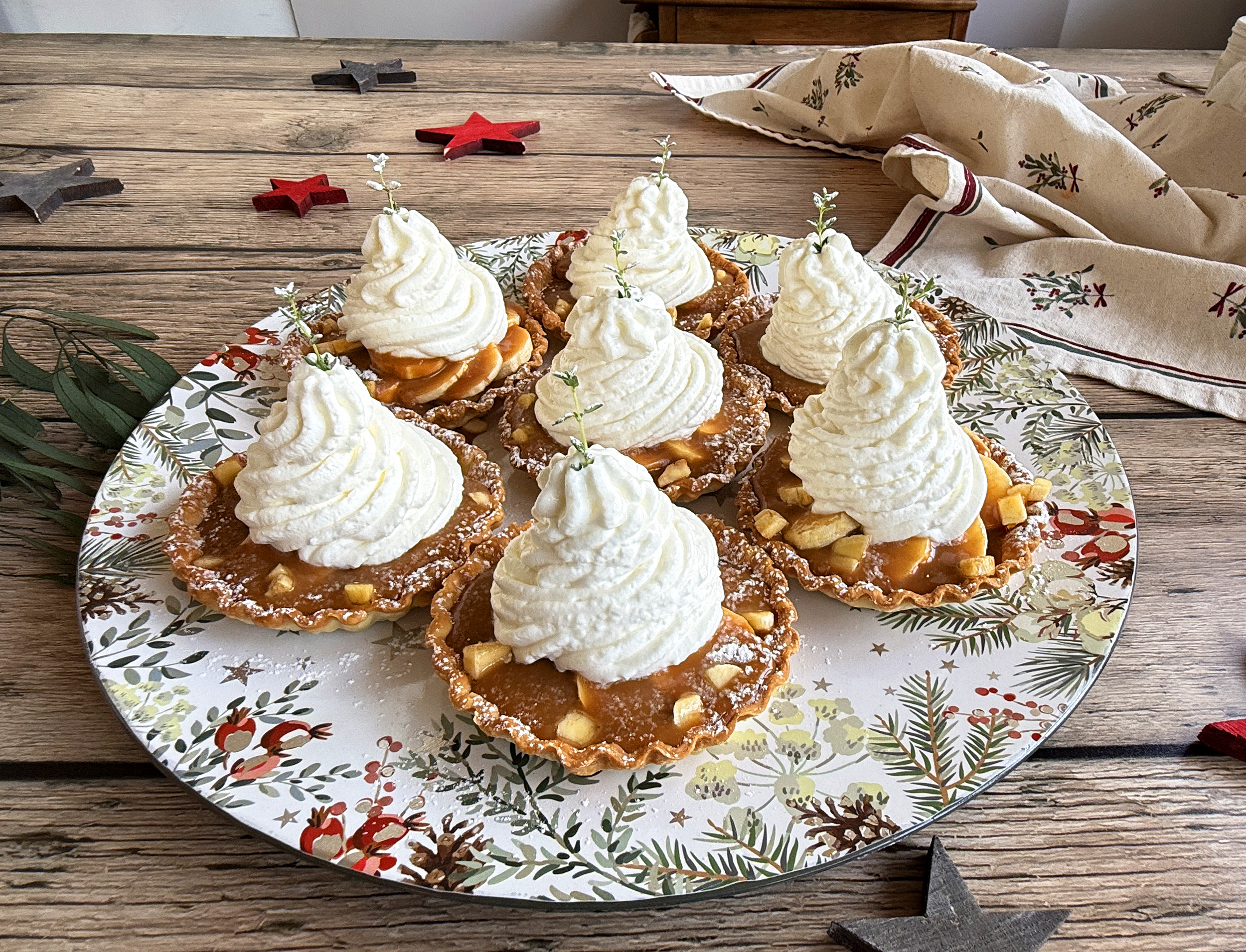 Tartaletas de Banoffee para Navidad