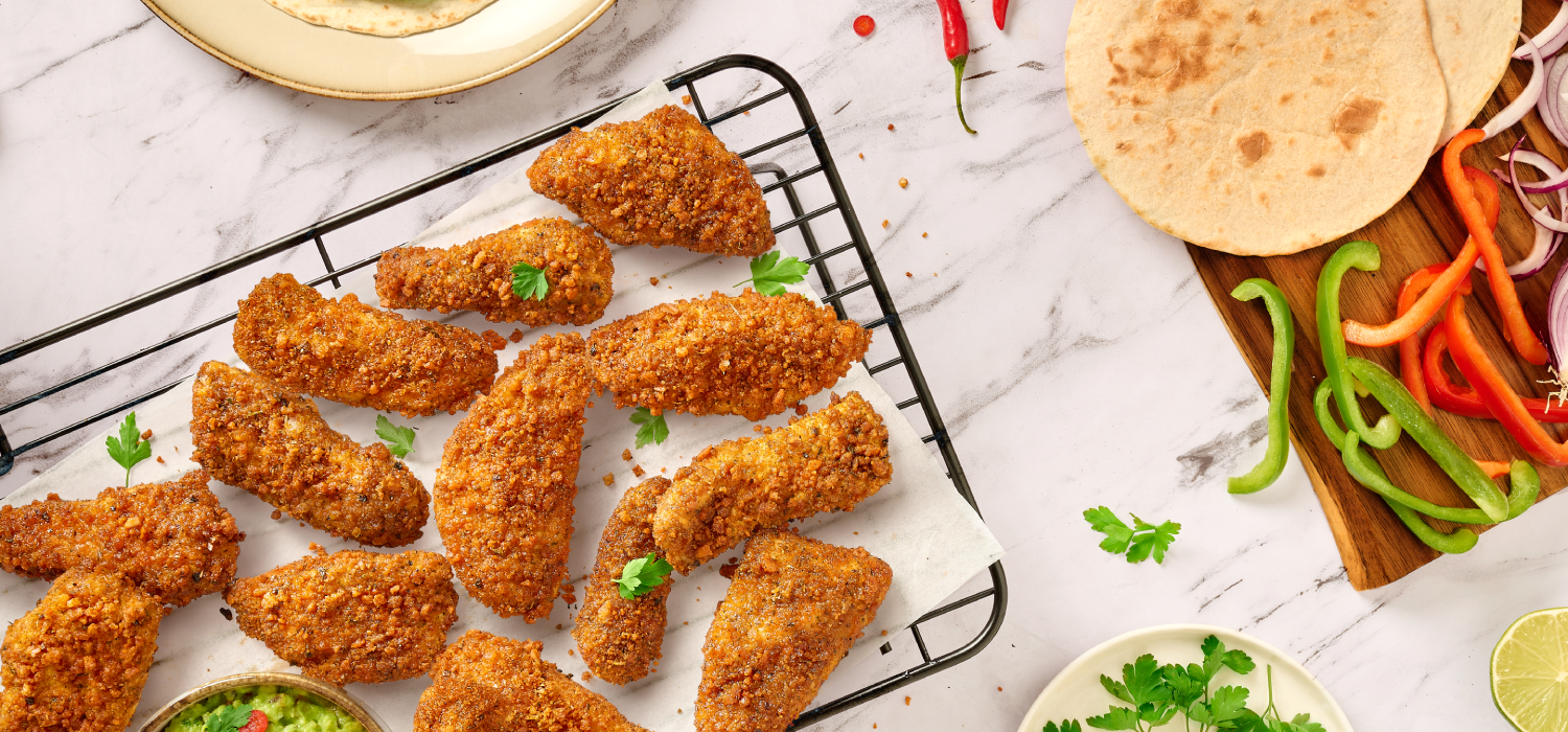 Pollo MAGGI Air Fryer Crispy Tex Mex con Guacamole