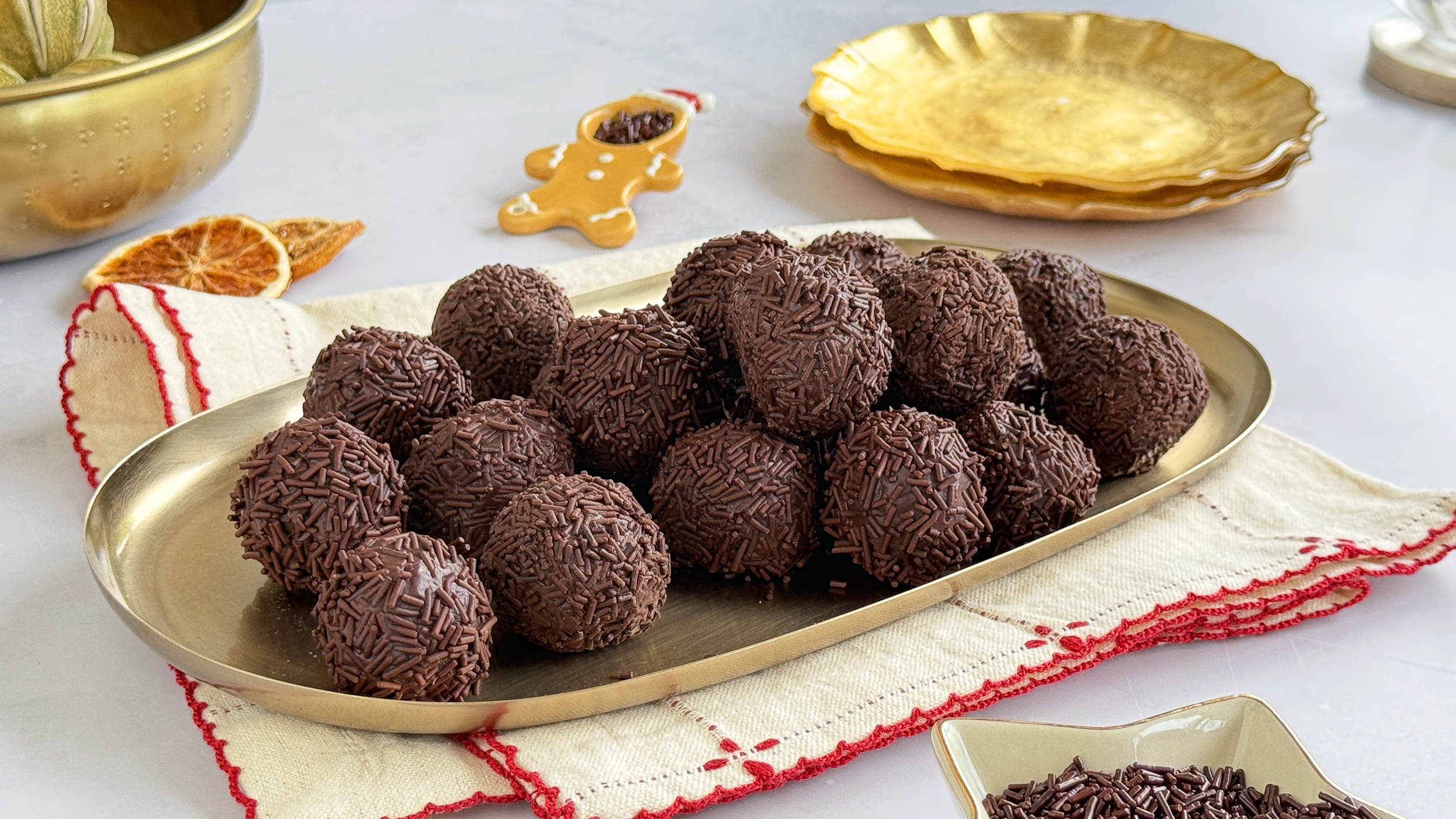 Trufas de leche condensada y chocolate