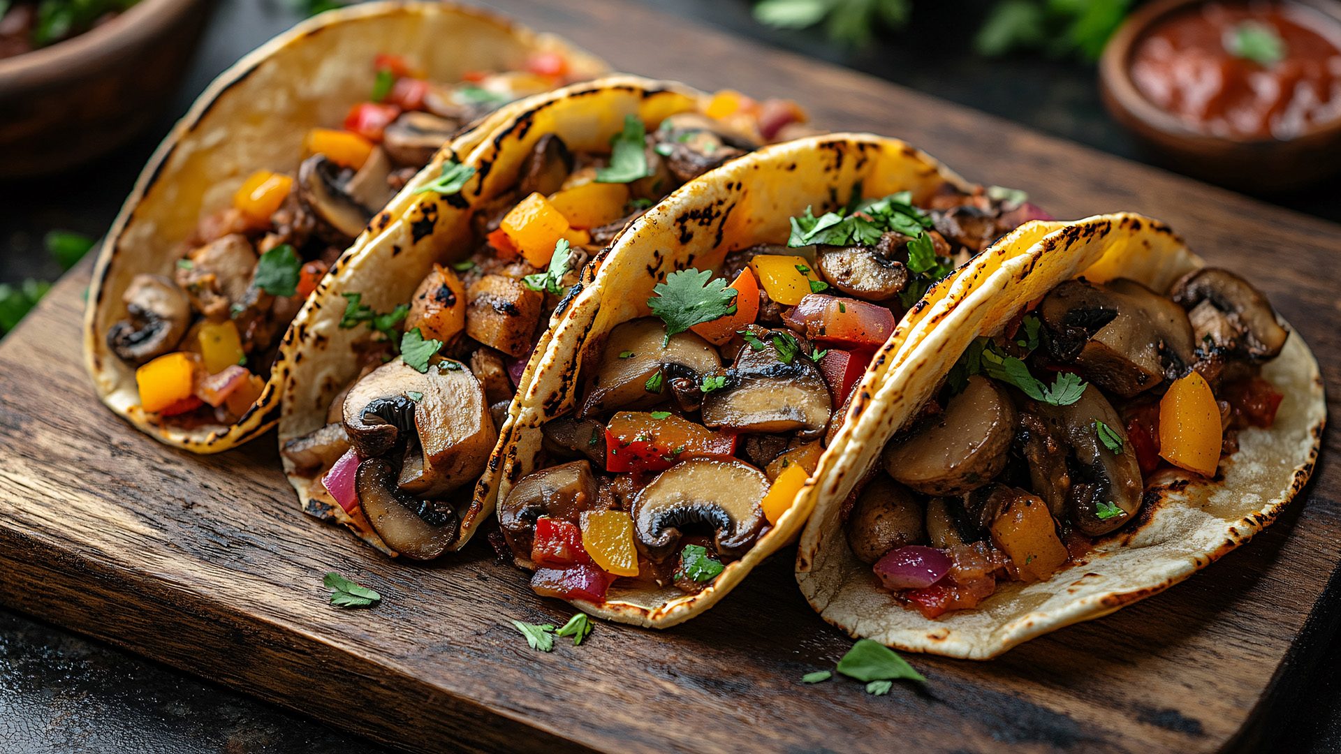 Fajitas vegetarianas