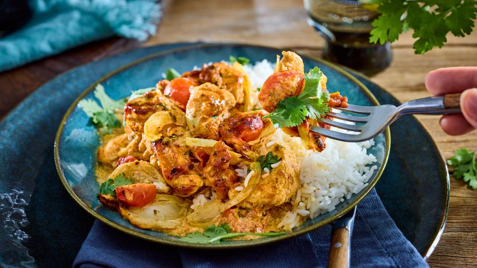 Chicken Tikka Masala in der Heißluftfritteuse