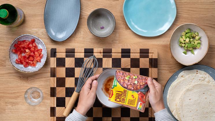 Avocado Hähnchen Fajitas