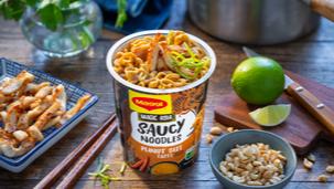 Saucy Noodles Peanut Saté Taste mit Hähnchen
