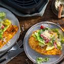 Chicken Caesar Schnitzel im Airfryer