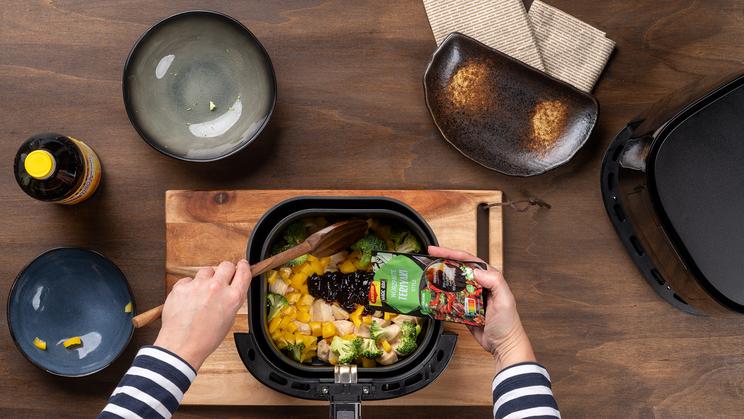 Chicken-Teriyaki in der Heißluftfritteuse