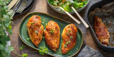 Hähnchenbrustfilets in der Heißluftfritteuse