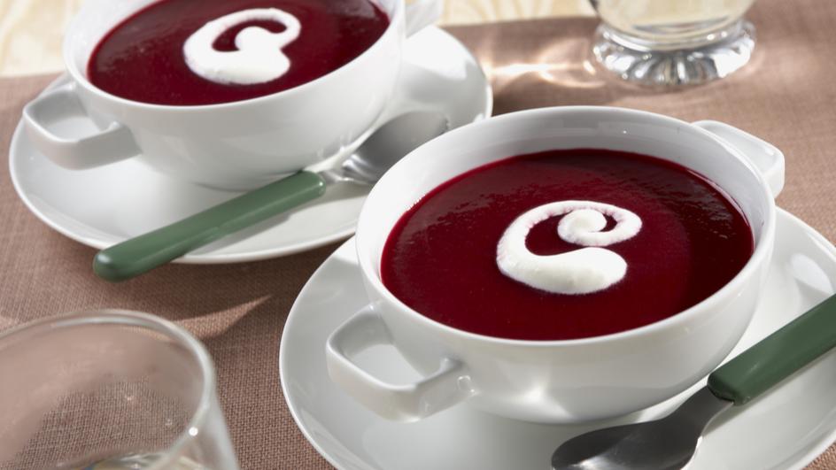 Rote Bete Cremesuppe