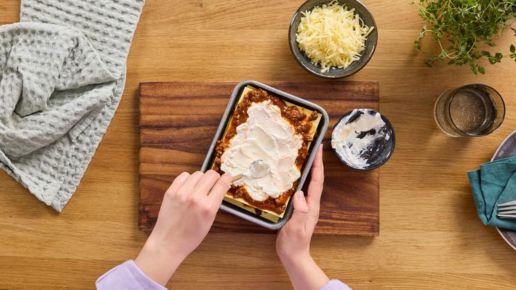 Schnelle Lasagne in der Heißluftfritteuse