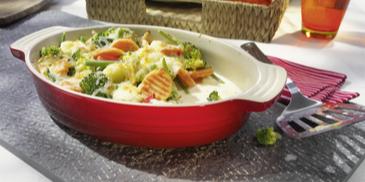 Einfaches Gemüse-Gratin