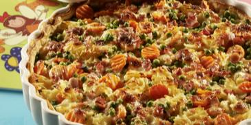 Nudel-Quiche die jedem schmeckt