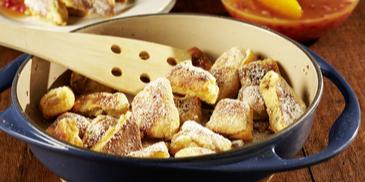 Kaiserschmarrn mit Orangen-Granatapfel-Kompott