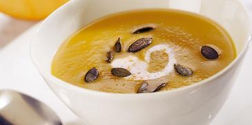 Kürbis-Lauch-Suppe