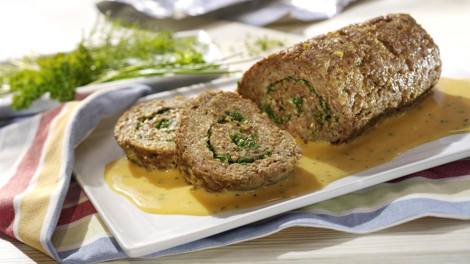 Frankfurter Hackbraten aus dem Ofen