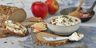 Ricotta-Bacon-Apfel-Aufstrich