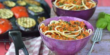 Rote Linsenbolognese