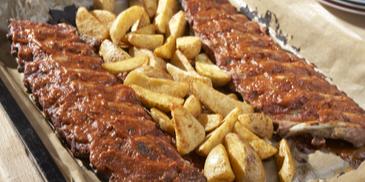 Schweinerippchen mit BBQ Sauce