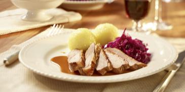 Geschmorte Entenbrust