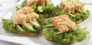 Lachs-Toast 5th Avenue