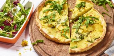 Kartoffel-Borretschtarte