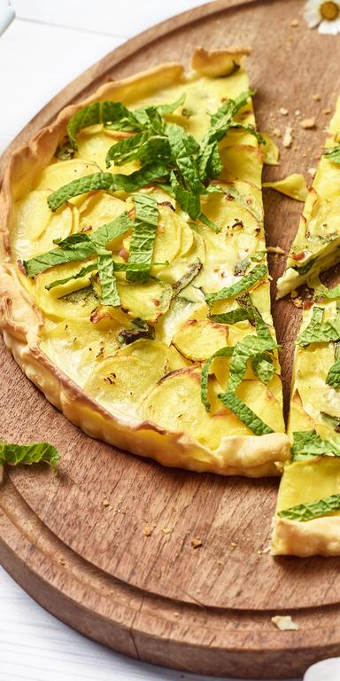 Kartoffel-Borretschtarte