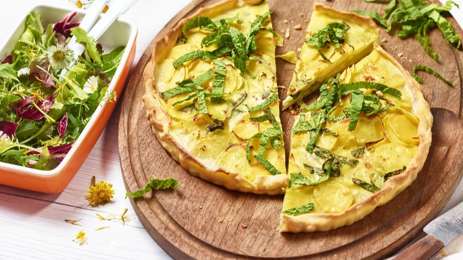 Kartoffel-Borretschtarte