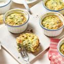 Kleine Spinat-Parmesan-Tartes