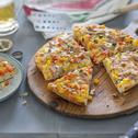 Fladenbrot-Pizza mit Thunfisch